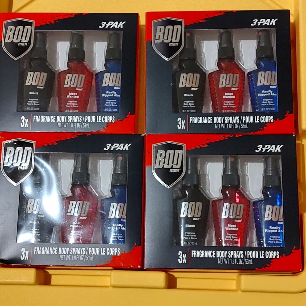 ❌sold❌BOD Man Fragrance Body Sprays 3-Pack